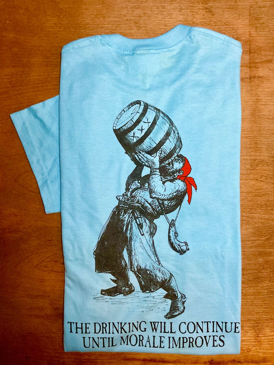 Drinking will, Color: Sky, Size: S