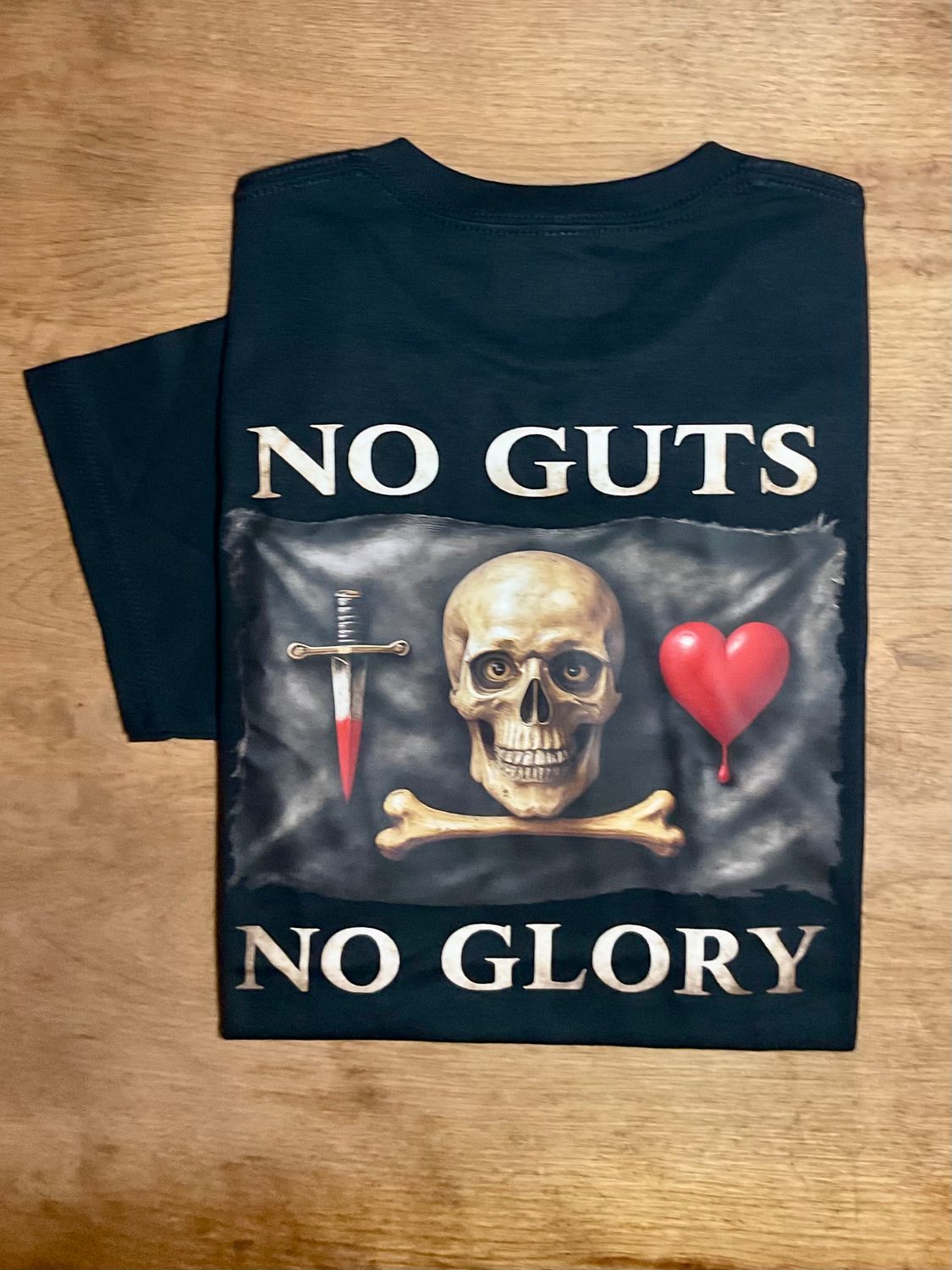 No Guts No Glory, Color: BLK, Size: S