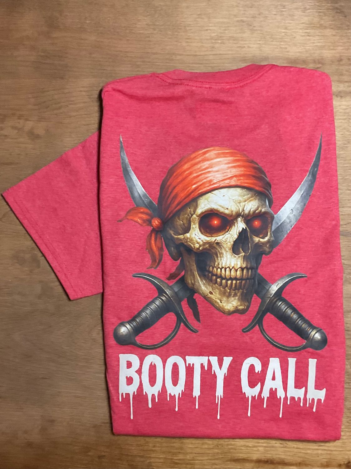 Booty Call, Color: Heather Red, Size: S