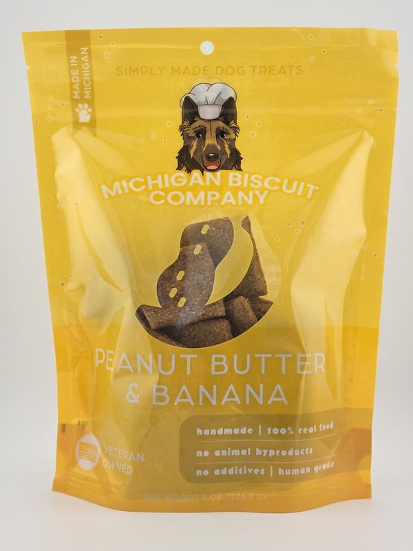 Peanut Butter and Banana Biscuits
