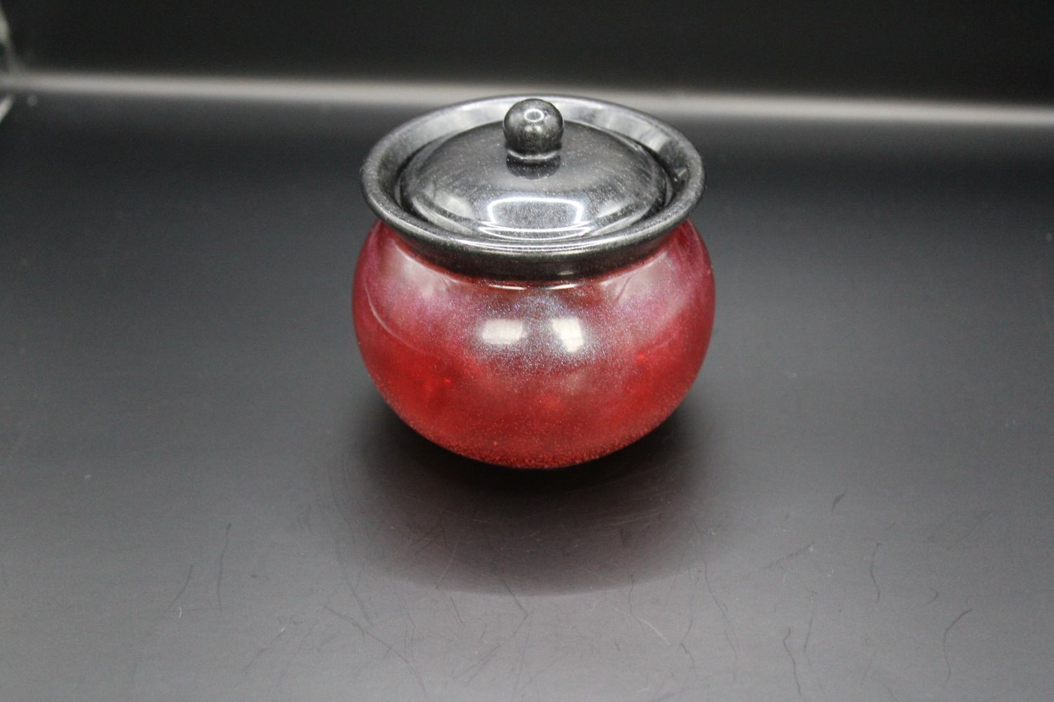 Red and Black Cauldron