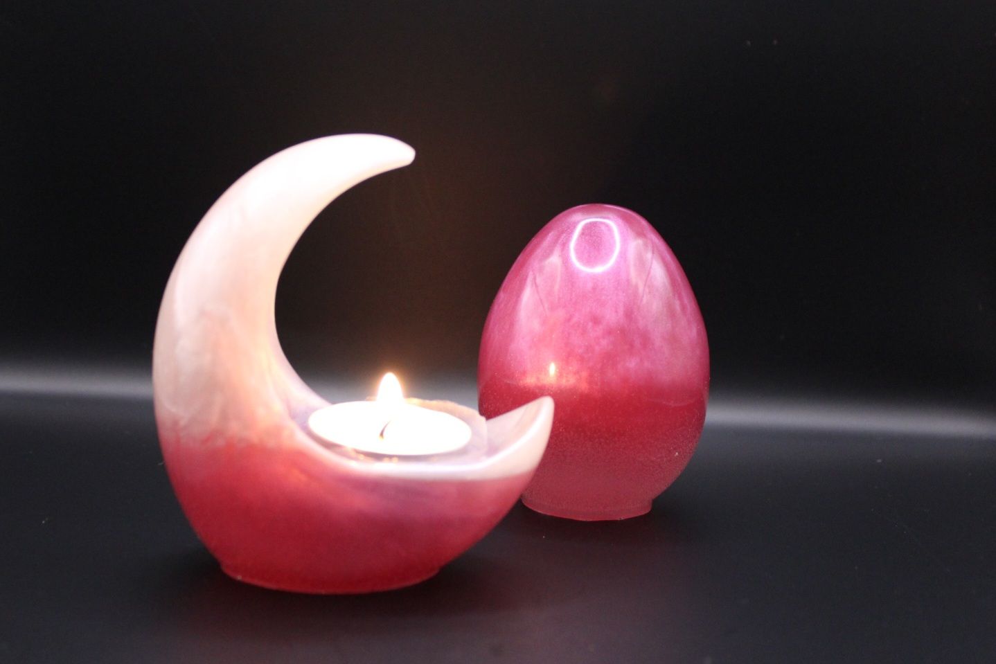 Cresent Moon  Candle Holder