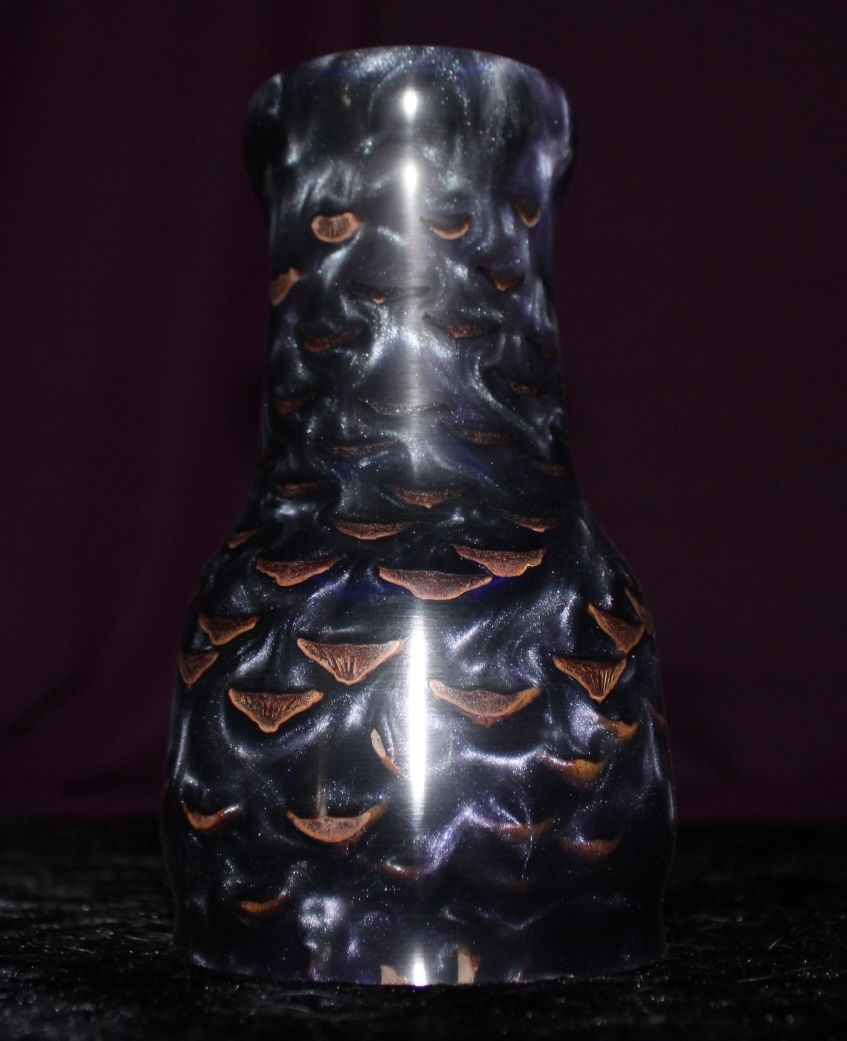 Woodturned vase
