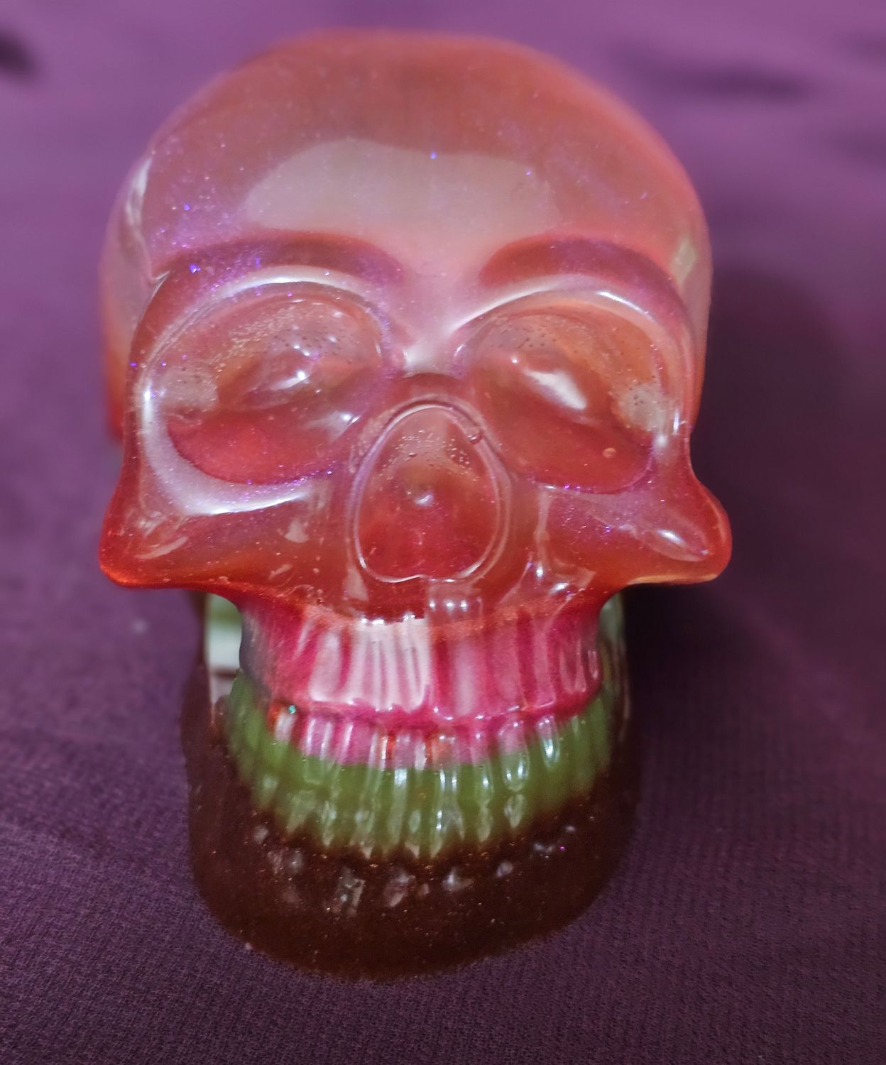 Multi-Color Epoxy Skull