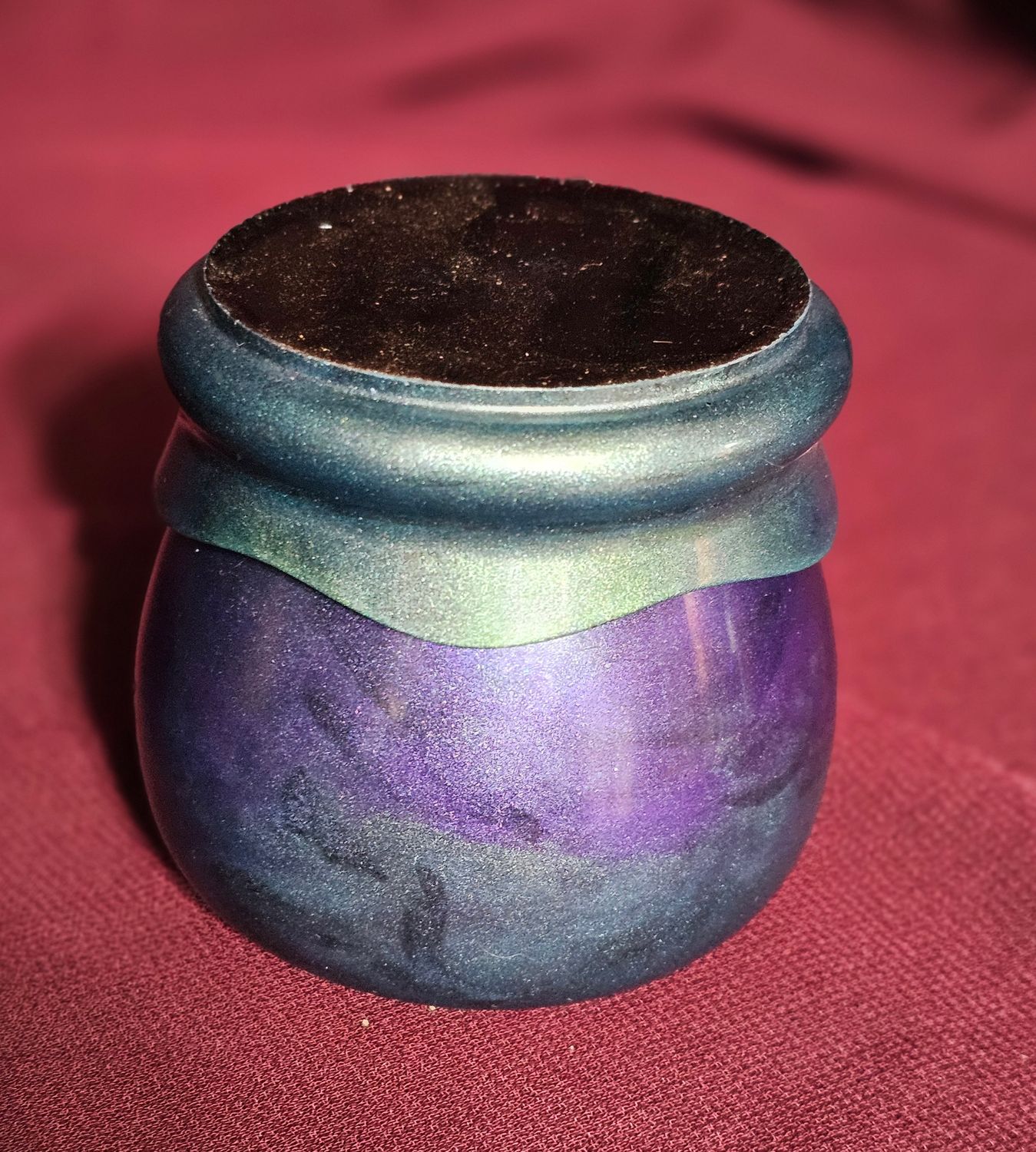 Multi-color Jar w/Lid