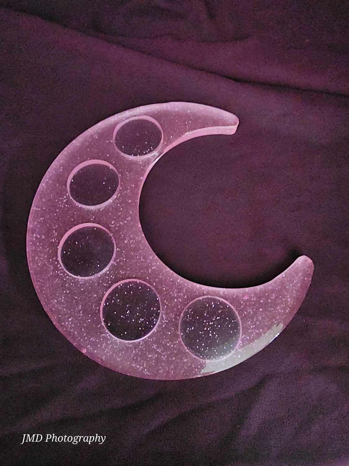 5 tea light Crescent Moon Holder