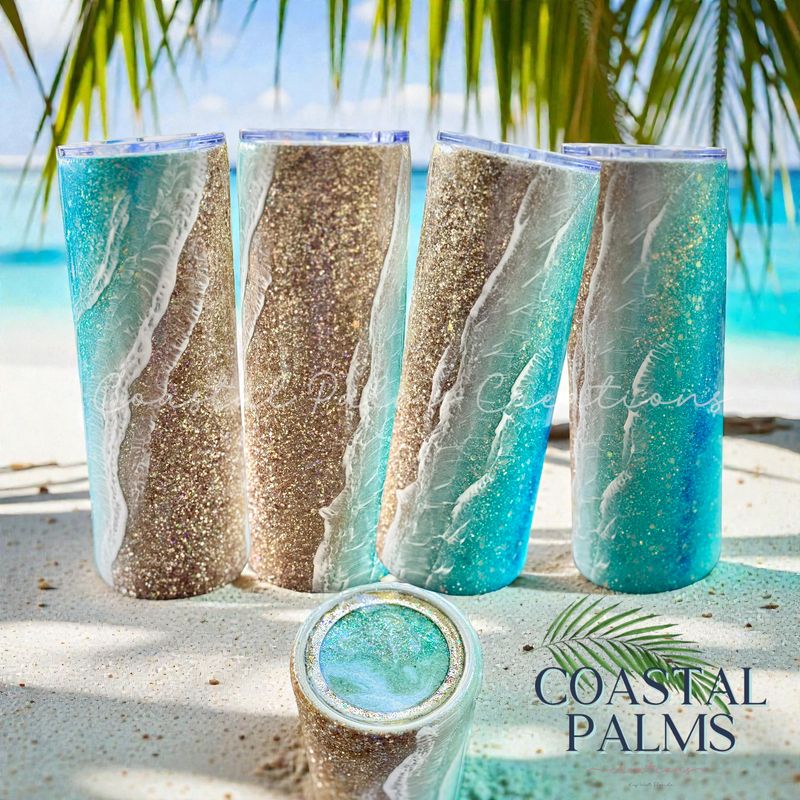 Tide &amp; Treasure Beach Tumbler