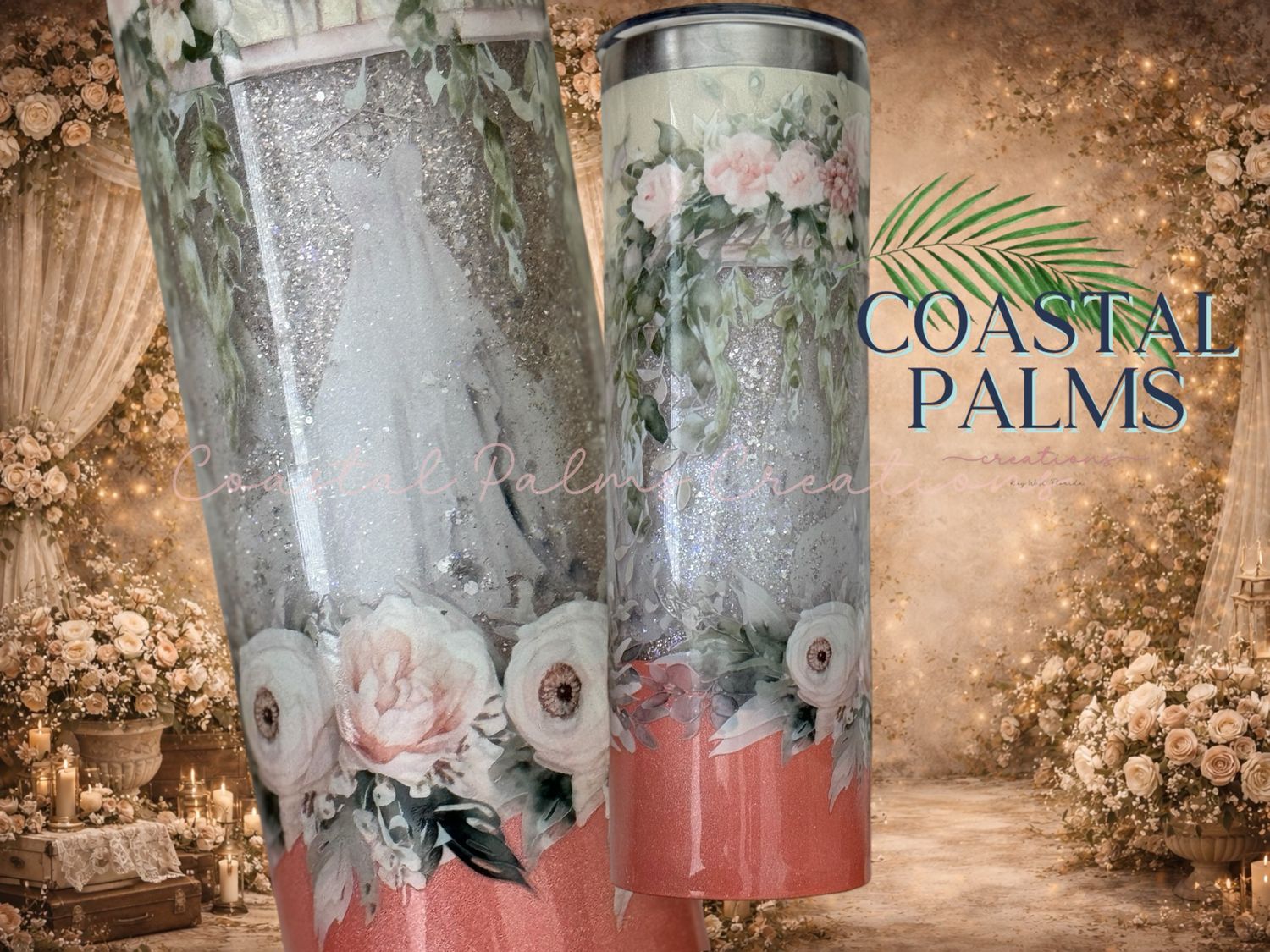 Wedding Dress Snowglobe Tumbler