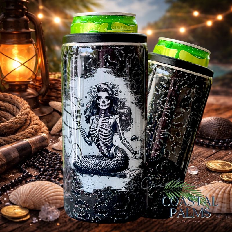 Midnight Siren 12oz skinny can Cooler