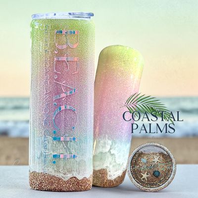Shoreline Shimmer BEACH Tumbler