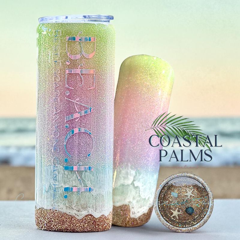 Shoreline Shimmer BEACH Tumbler