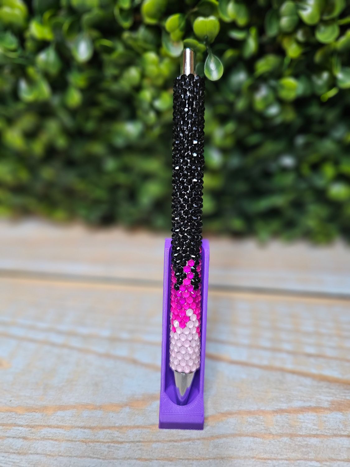 Pink Flames Bling Pen