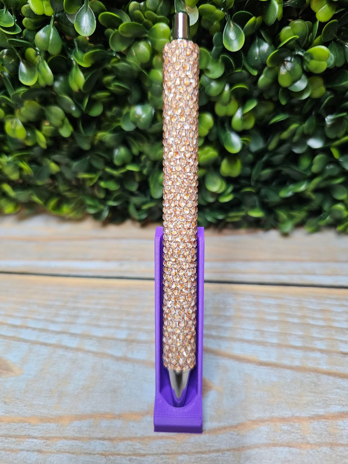 Leopard Stone Bling Pen