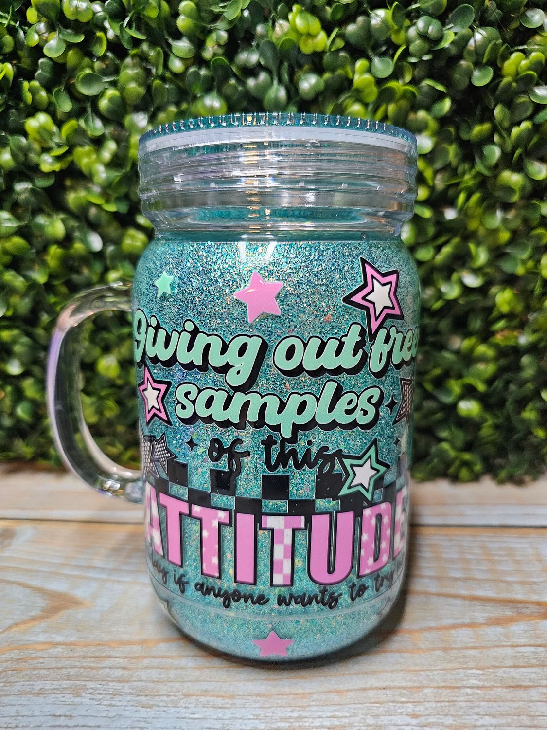 Attitude Snow Globe Cup