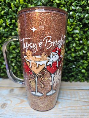 Tipsy & Bright Snow Globe Cup