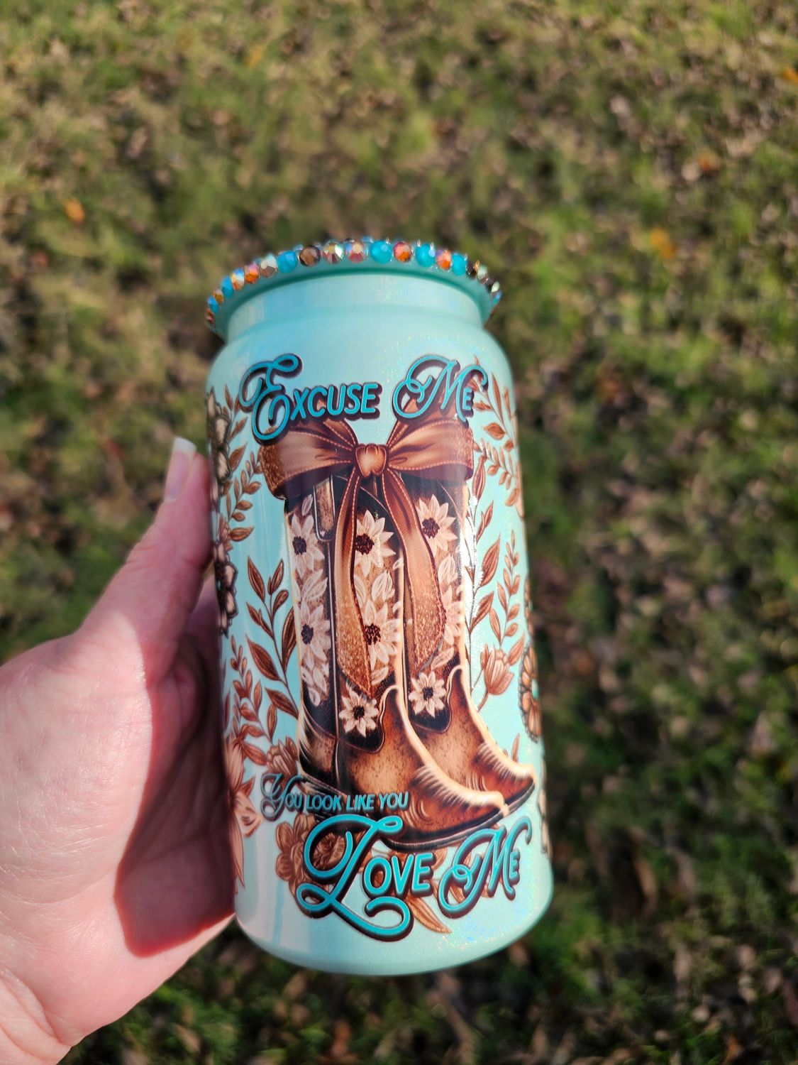 Looks Like You Love Me Stainless Steel Can