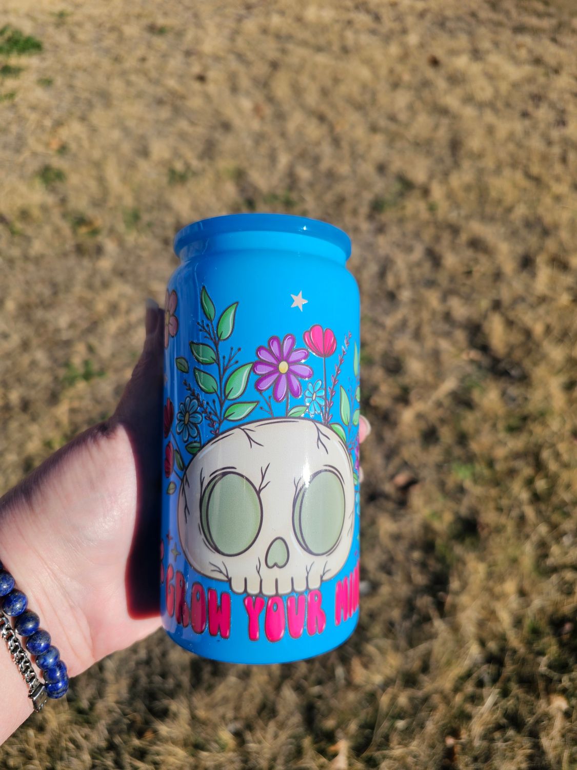 Grow Your Mind Glass Can