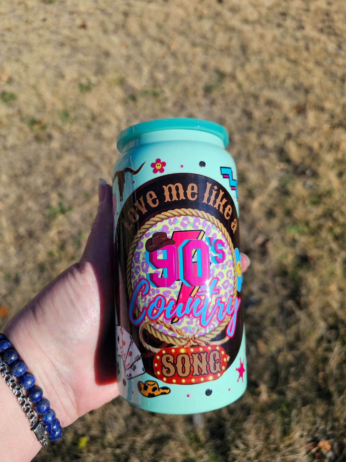 90's Country Song Stainless Steel Can