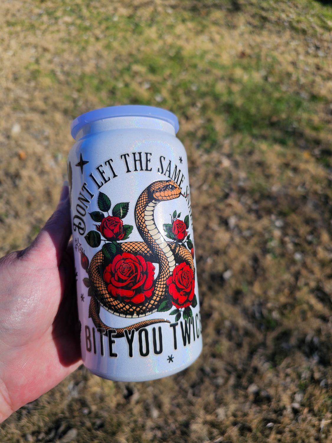 Snake Bite Stainless Steel Can