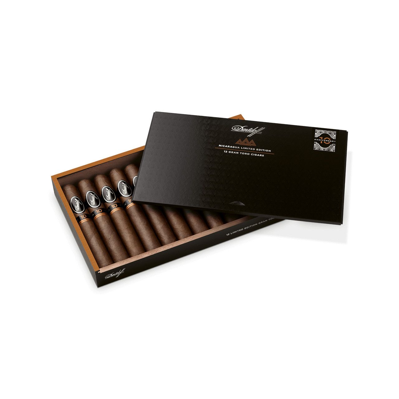 Davidoff Nicaragua 10th Anniversary Limited Edition, Size: Gran Toro ( 6 x 56), Single/Box: (Single)
