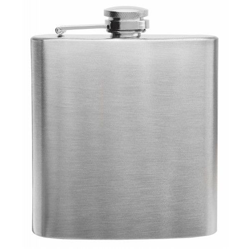 Flask, Color: Stainless Steel, Size: (6 oz.)