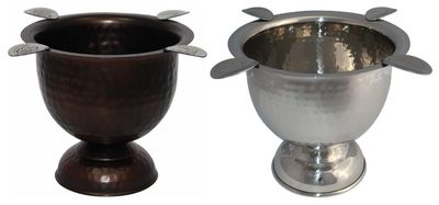 Stinky Cigar Hammered Ashtray - Stinky Cigar Hammered Ashtray -