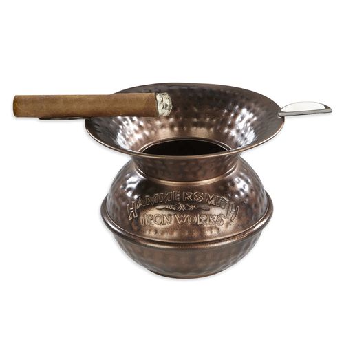 Stinky Ashtray Hammered Copper Spitoon