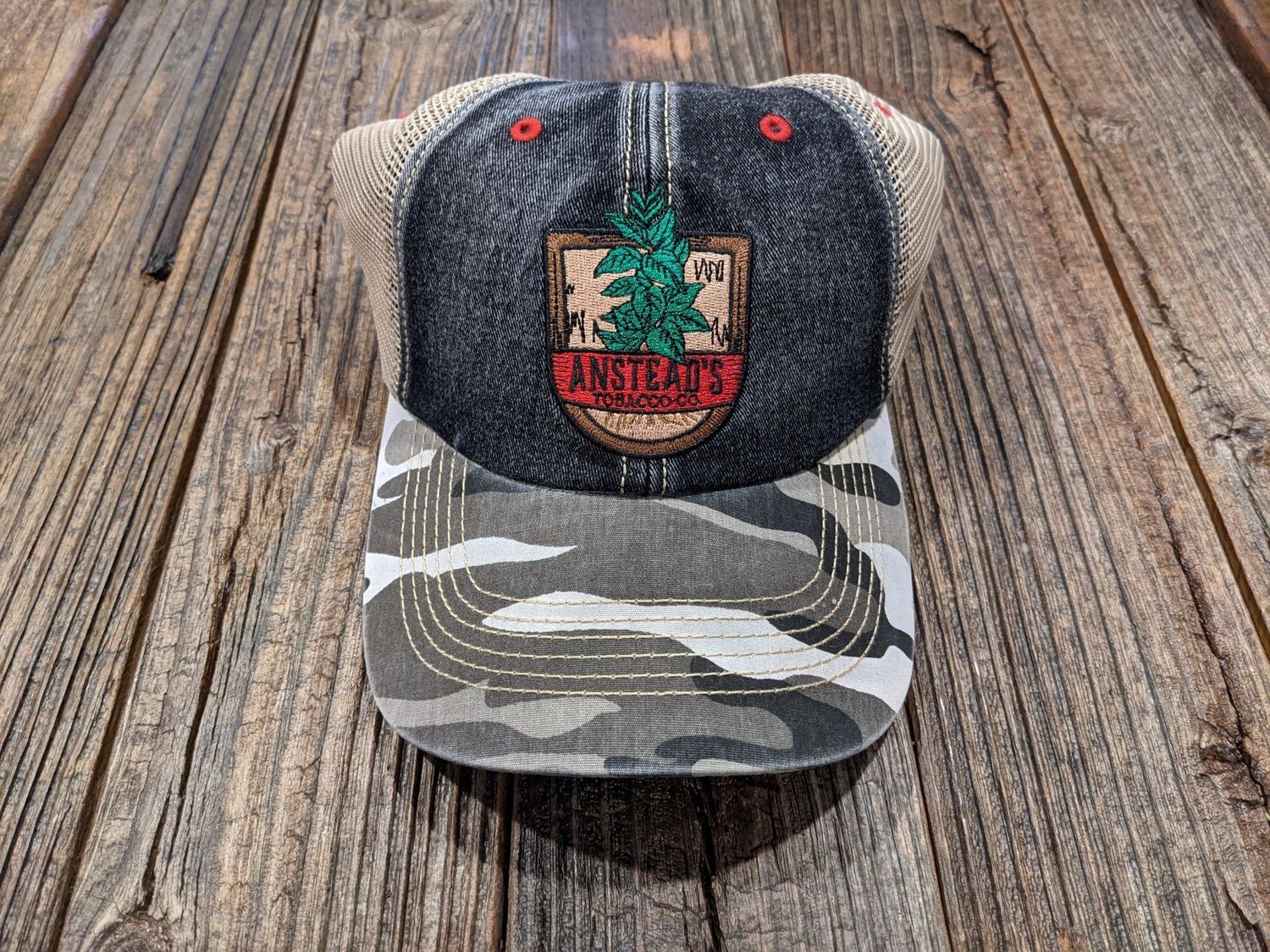 Anstead&#39;s Black &amp; Urban Camo Hat