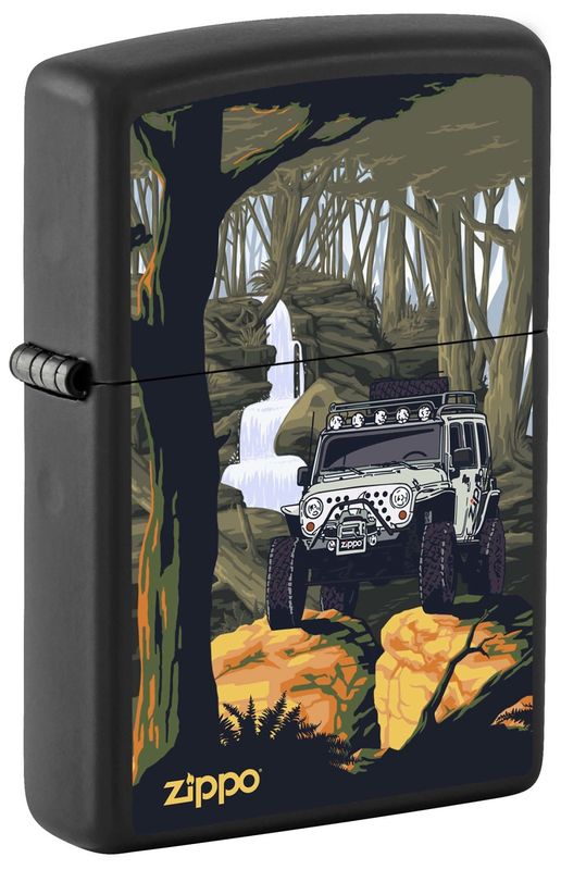 Zippo 80993 Muddy Jeep with Waterfall