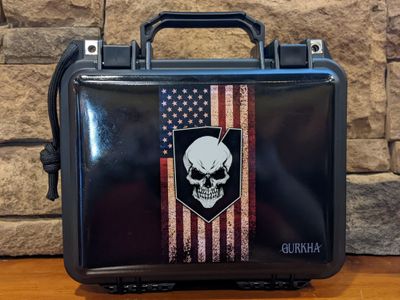 Gurkha Travel Humidor Banner &amp; Skull