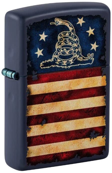 Zippo 48554 Don&#39;t Tread On Me US Flag Lighter