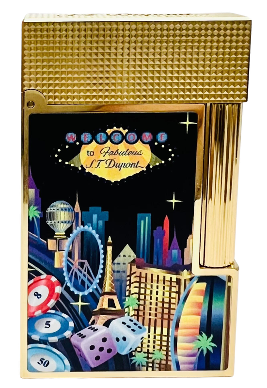 S.T. Dupont Line 2 - Casino w/ Yellow-Gold Trim