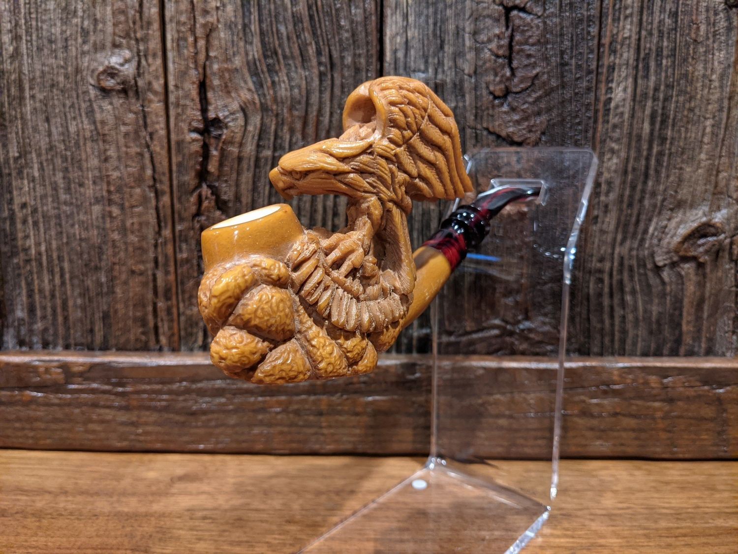 Perched Eagle Meerschaum Pipe