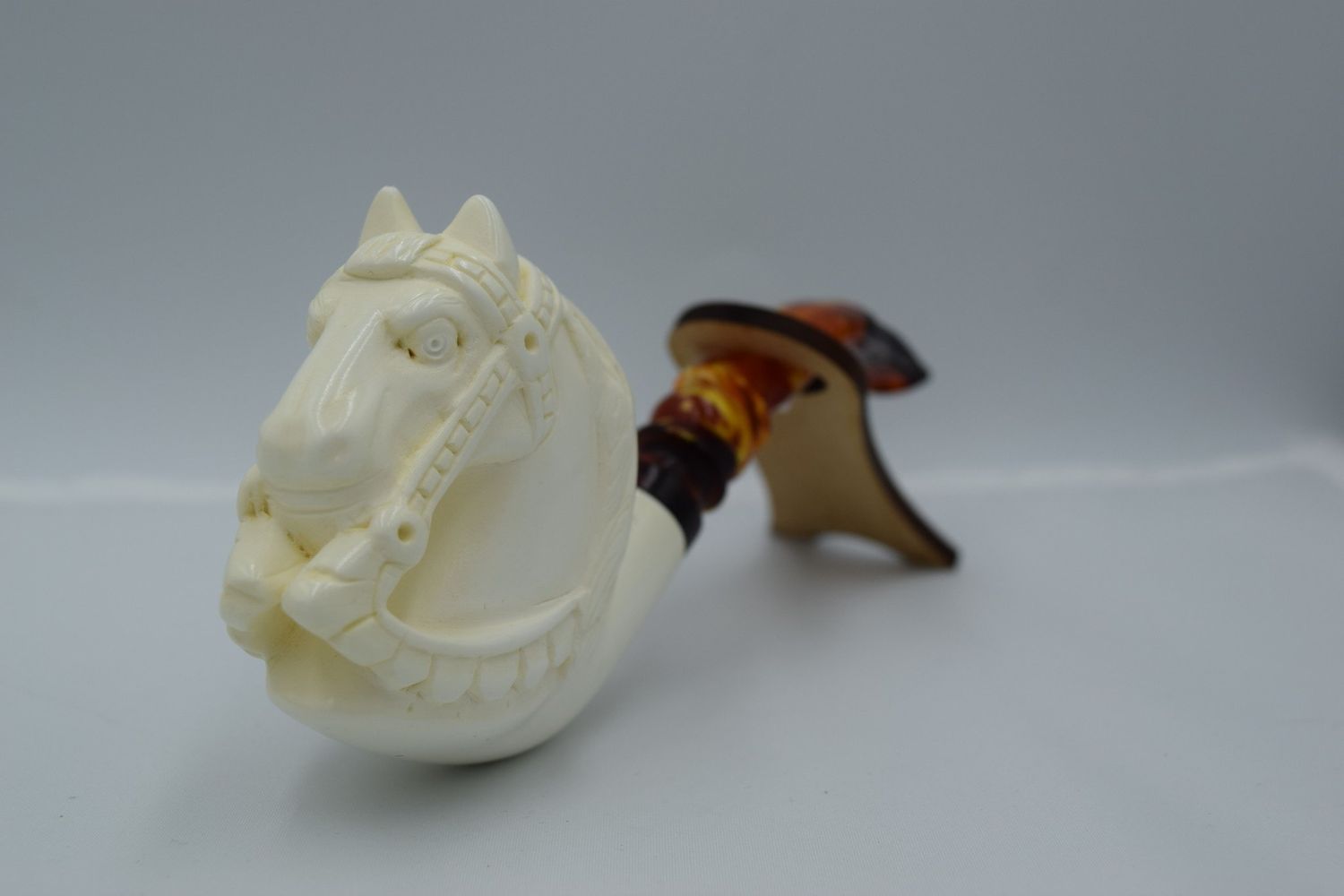 Bridled Horse Meerschaum Pipe