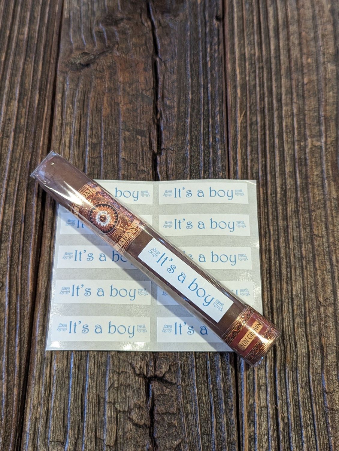 It&#39;s A Boy! Cigar Stickers (Set of 10)