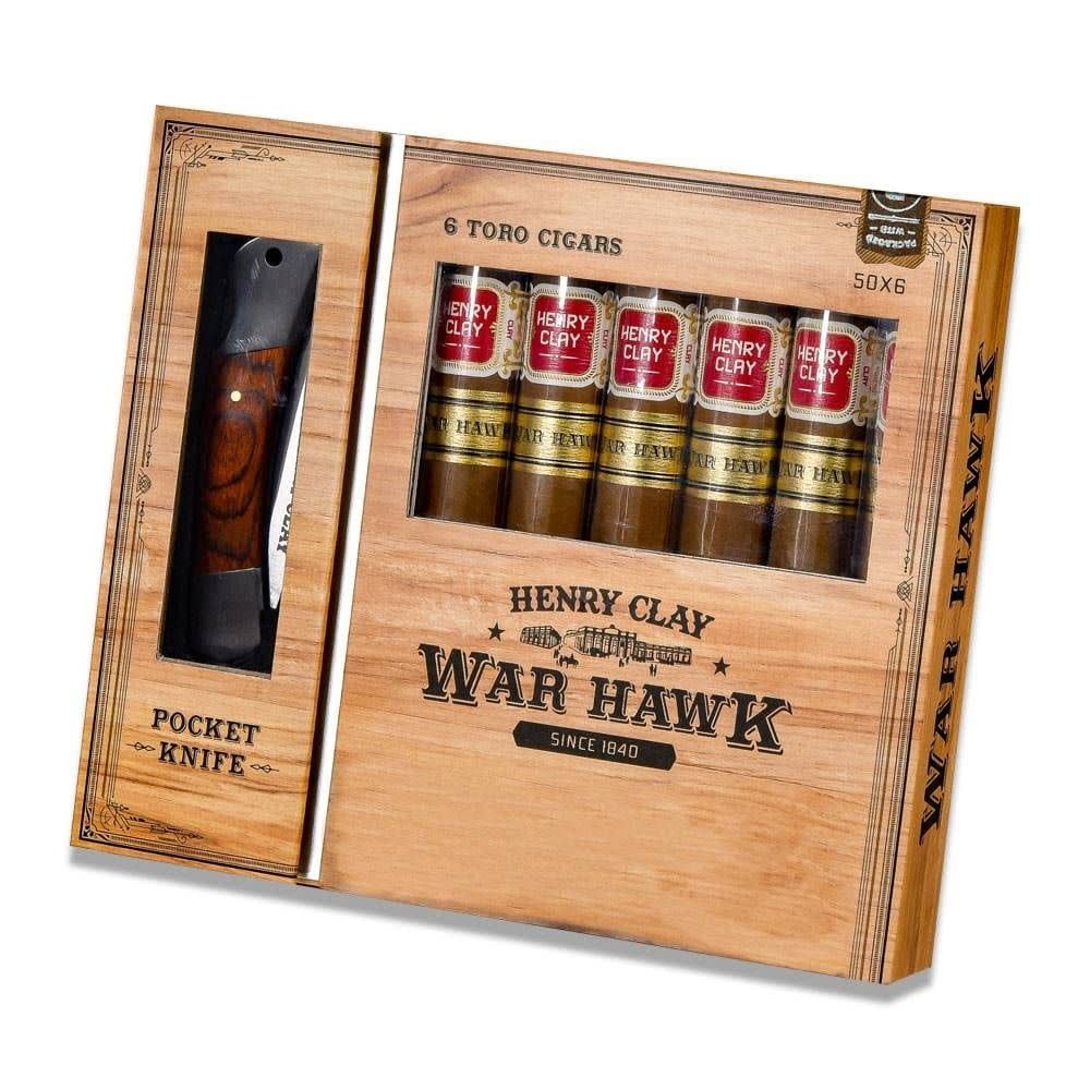 Henry Clay War Hawk 6 Toro w/ Knife Gift Set