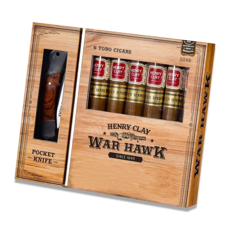 Henry Clay War Hawk 6 Toro w/ Knife Gift Set Henry Clay War Hawk 6 Toro w/ Knife Gift Set