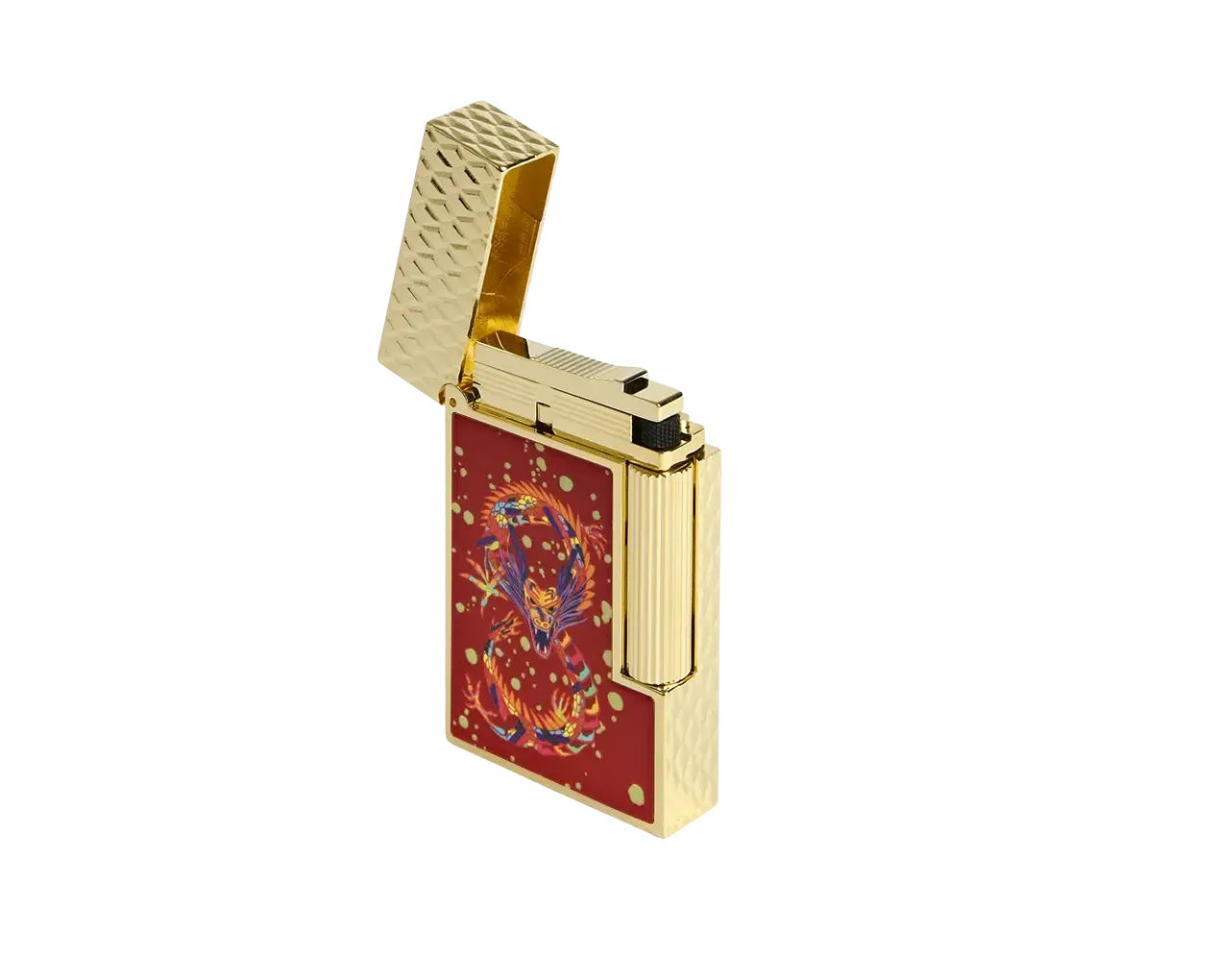 S.T. Dupont Ligne 2 - Burgundy &amp; Golden Year of the Dragon