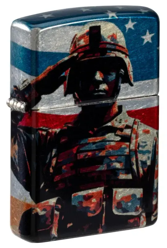 Zippo 81561 American Soldier Saluting