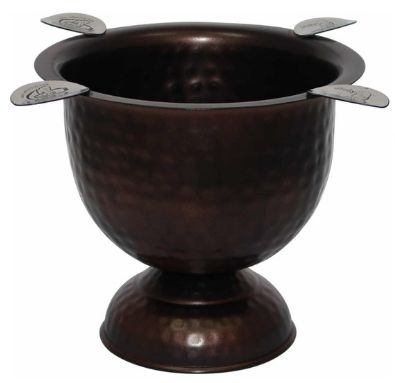 Stinky Cigar Hammered Ashtray -, Color: Copper