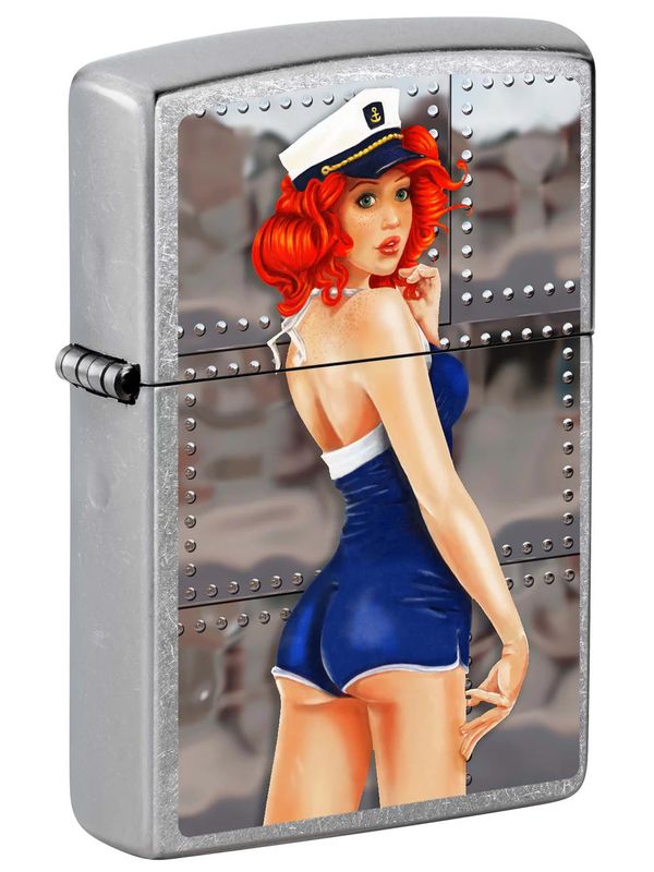 Zippo 80974 Bomber Artwork Pin-up Girl