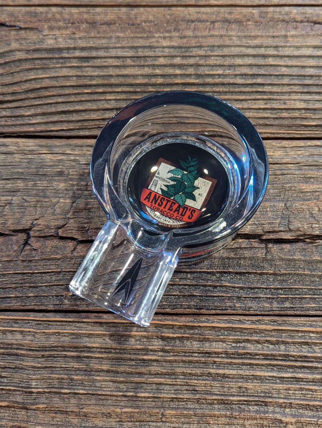 Anstead&#39;s Clarity Glass Ashtray - Black