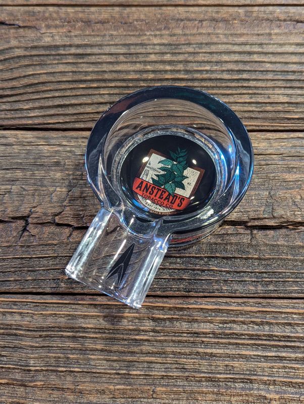 Anstead&#39;s Clarity Glass Ashtray - Black