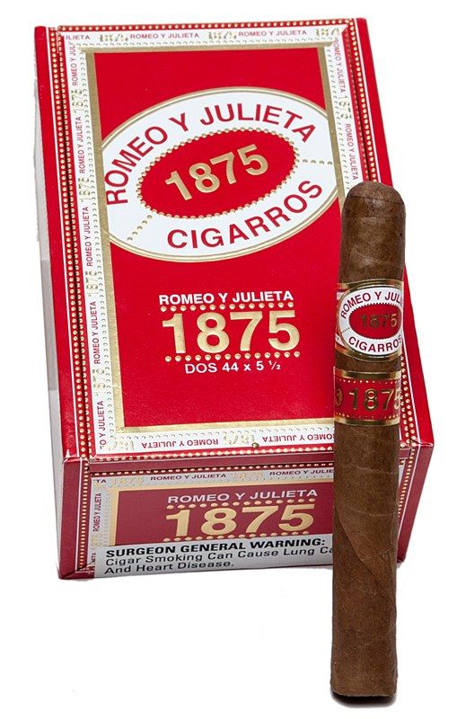 1875 Romeo y Julieta 1875, Size: Dos (5.5&quot;x44), Single/Box: (Single)