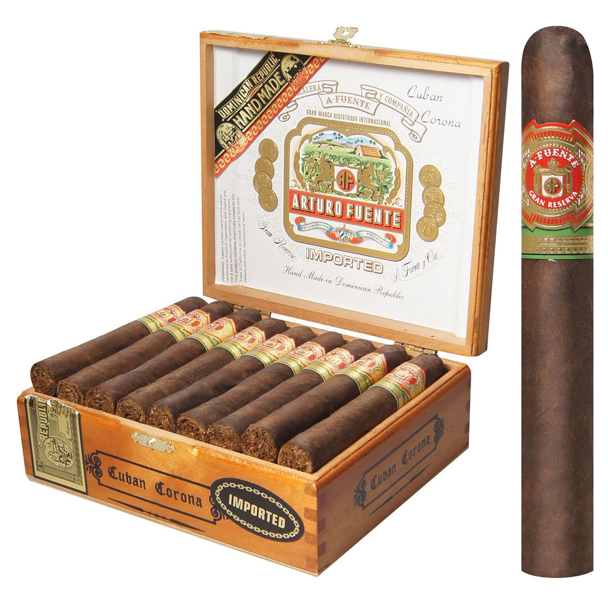 Arturo Fuente Cuban Corona Natural, Single/Box: (Single) (5 1/4 x 45)