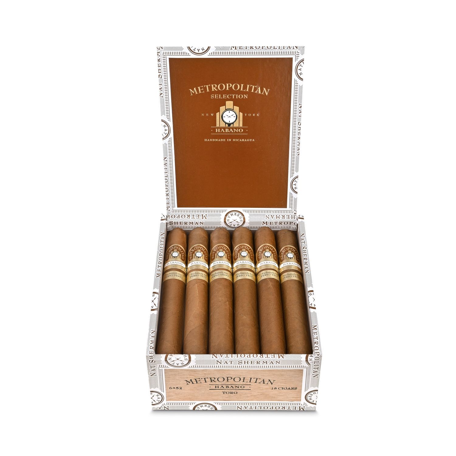 Ferio Tego Metropolitan Selection Habano - Toro, Single/Box: (Single) (6 x 52)