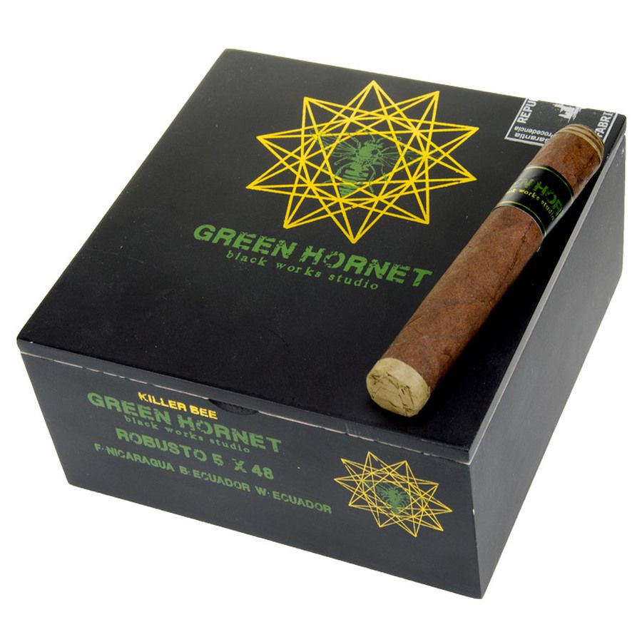 Black Works Studio Killer Bee Green Hornet - Robusto, Single/Box: (Single)