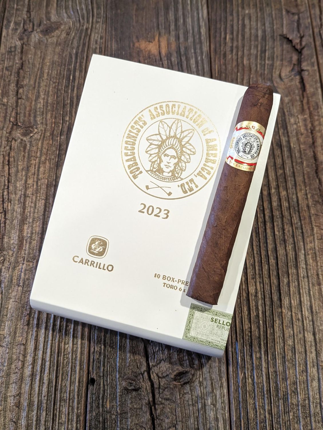 E.P. Carrillo TAA Exclusive 2023 Toro, Single/Box: 6 x 52 (Single)