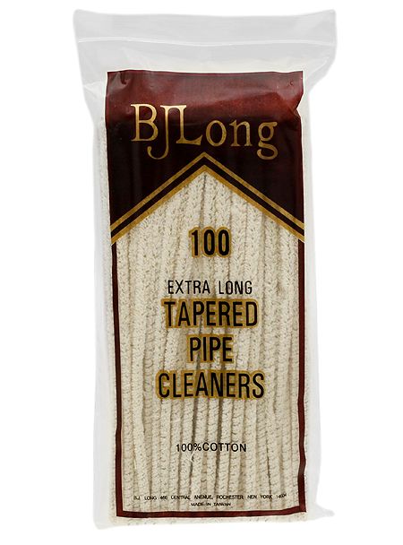 BJ Long Tapered Pipe Cleaners, Size: (100 Count), Single/Box: (Single)