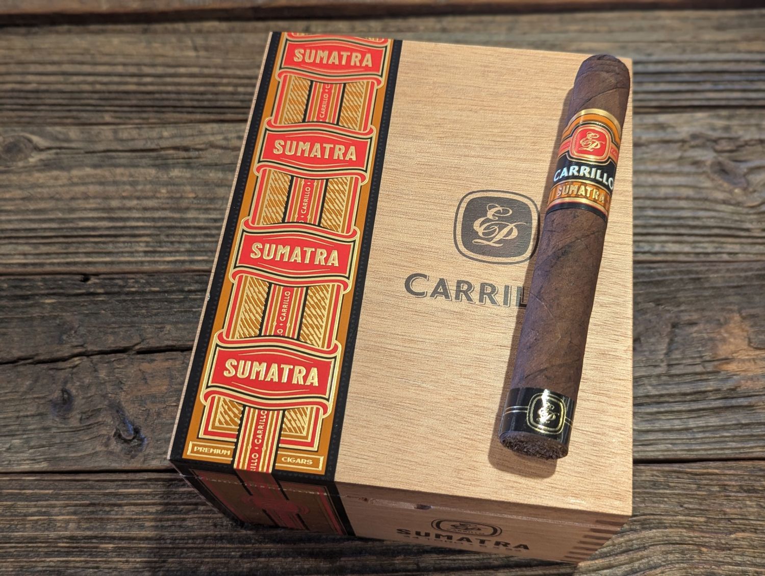 E.P. Carrillo Sumatra, Size: Toro (6x52), Single/Box: (Single)